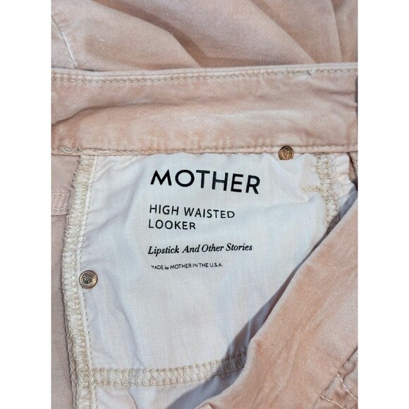 Mother Women Jeans Orange High Waisted Looker Lipstick And Other Stories Size 27 - Picture 3 of 11